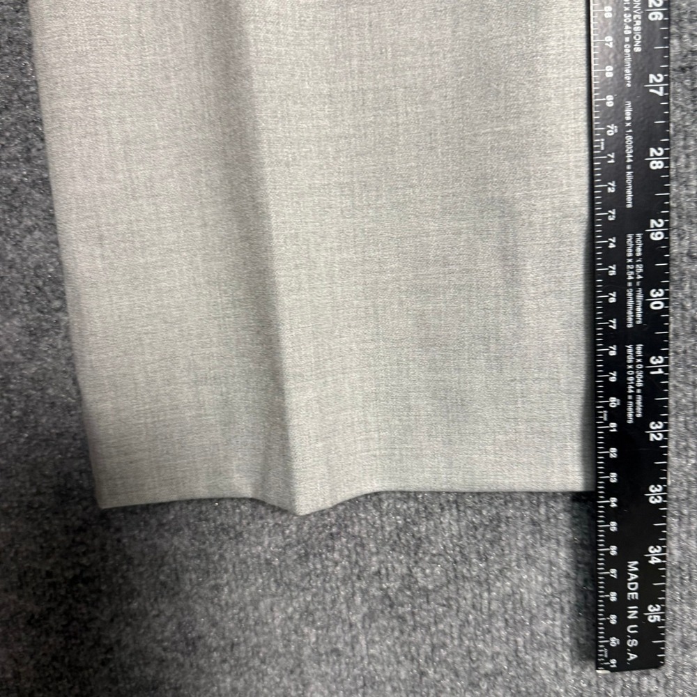 Gap Pants Womens 12 Grey Modern Boot Light Heather Career High Rise Stretch NWT - Picture 15 of 16